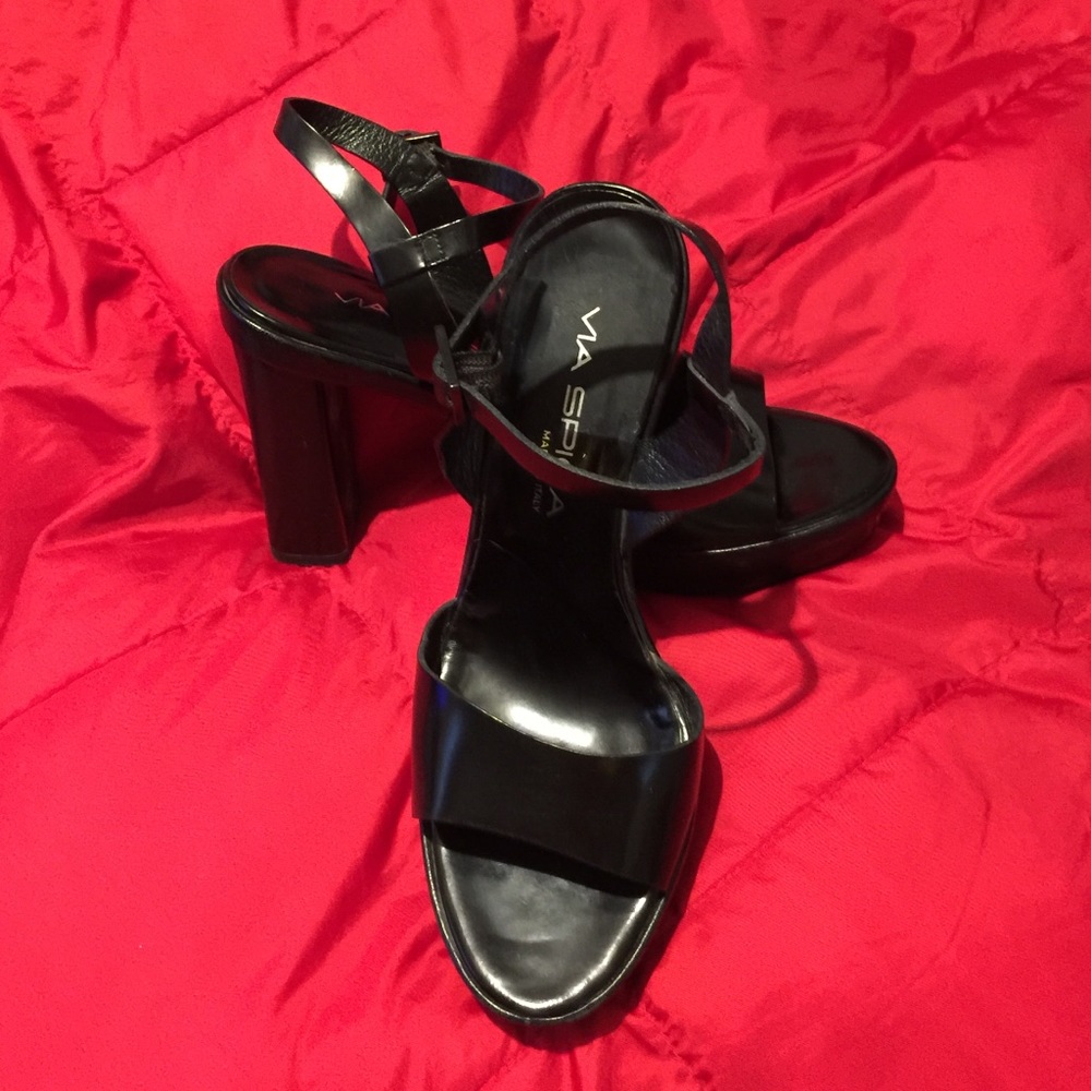 Via Spiga Block Heel Platform Sandals